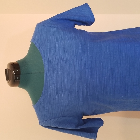 J.Crew Royal Blue Crew Neck T-shirt Top, size XS - Picture 2 of 11